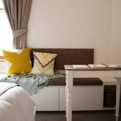 Guest Bedroom Banquette Seating